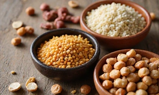 Blog post image about plant-based protein sources.